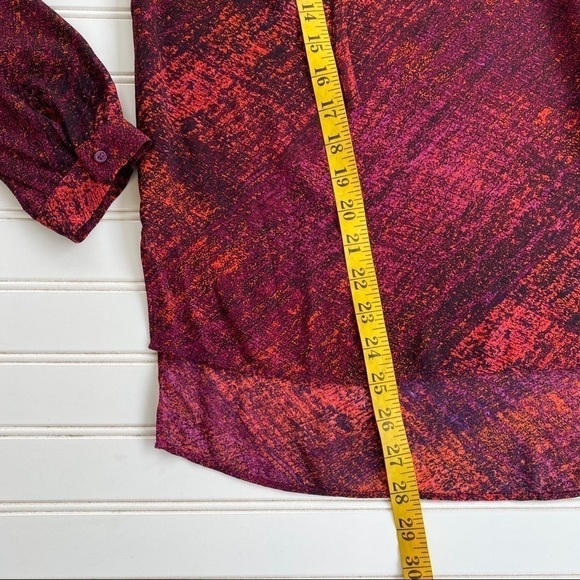 A.n.a Long sleeve sheer tunic blouse Size XS - Picture 10 of 11